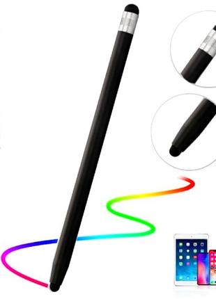 Стилус для смартфона st13 android iphone чорний ручка для сенсорного екрана