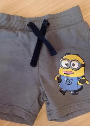 Шорты despicable, 3-4 года