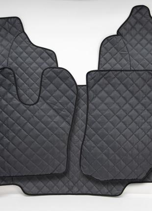 Коврик еко-кожа scania r 2009/2013 \серый\ gurtek \автомат