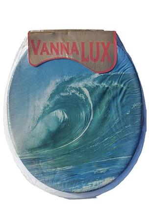 Сидіння з кришкою для унітазу vanna lux з малюнком