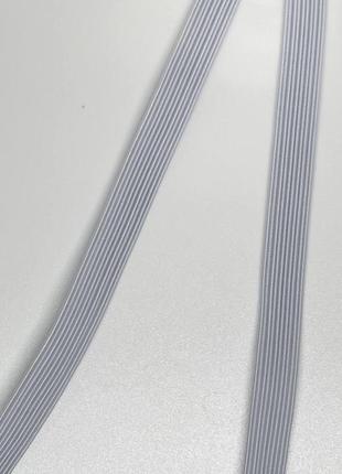 Гумка для білизни щільна 1 см. (на метраж) біла польща1 фото