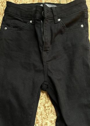 Скинни черные джинсовые1 фото