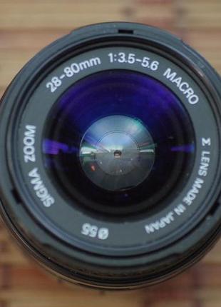 Объектив sigma 28-80 mm f3.5-5.6 aspherical macro для pentax