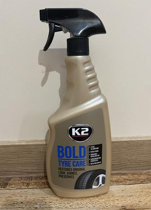 Засіб k2 для догляду за шинами bold atom (700ml)