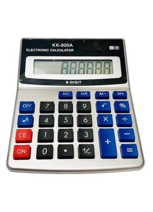 Калькулятор электронный kk-800a на батарейке5 фото
