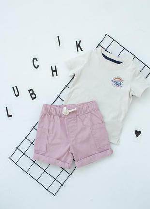 Летний набор 2в1 "аэроплан" для мальчика от картерс