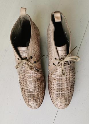 Perini, кожаные плетеные ботинки, испания6 фото