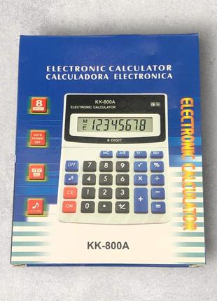 Калькулятор электронный kk-800a на батарейке