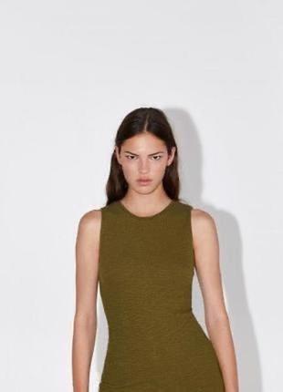 Платье миди zara по фигуре