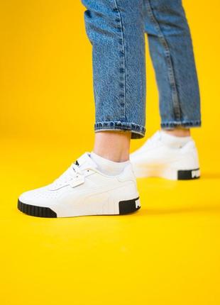 Жіночі кросівки puma cali white/black