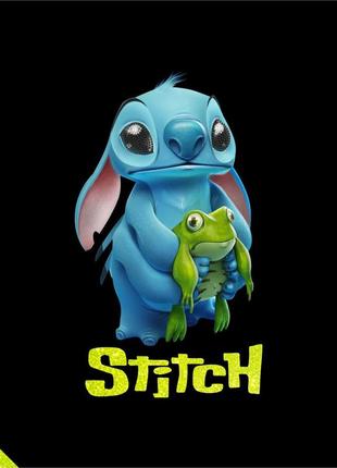 Термоаппликации со стразами stitch 【24.2x42см】