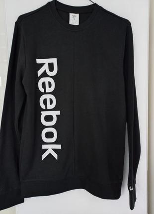 Reebok свитшот кофта te linear logo crew s-размер  новая4 фото