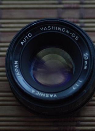 Объектив yashica yashinon ds 50 1.7 m42
