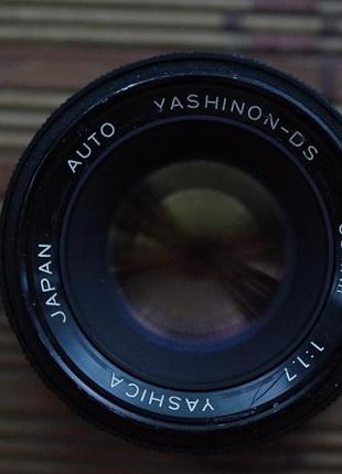 Об'єктив yashica yashinon ds 50 1.7 m42 2