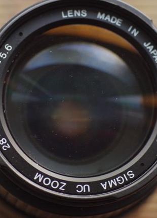 Объектив sigma uc zoom 28-105mm f/ 4-5.6 для pentax