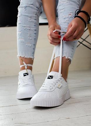 Жіночі кросівки puma cali white