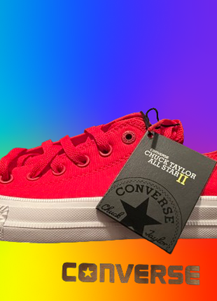 Топ ❤️😍 кеди converse ct as ox 150151c chuck taylor 2 red white low all star lunarlon розміри запитуй