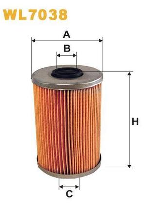 Фильтр масляный bmw serie 5 (e12), serie 5 (e28), serie 5 (e34), serie 6 (e24), serie 7 wix filters - (wl7038)