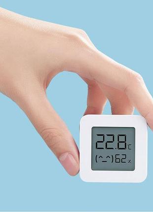 Датчик температури і вологості xiaomi mijia temperature & humidity electronic monitor 2 lywsd03mmc4 фото