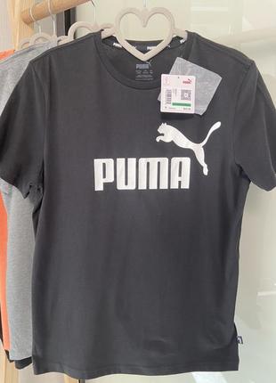 Футболка puma, подростковая, оригинал (взрослая хс, с)4 фото