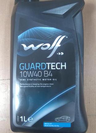 Моторное масло wolf guardtech b4 10w-40 1л.8303616 - производства бельгии