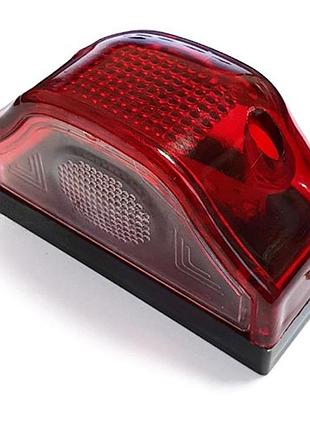 Подсветка номера "волна" красная led (carmos)