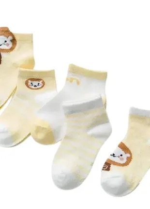 Шкарпетки дитячі 0-9 міс 5 пар1 фото