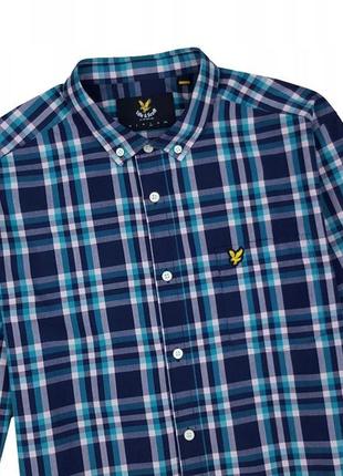 Рубашка в клетку lyle and scott lw607v-z99, l2 фото