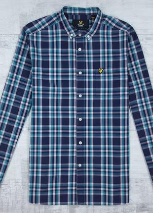 Сорочка в клітку lyle and scott lw607v-z99 m, l