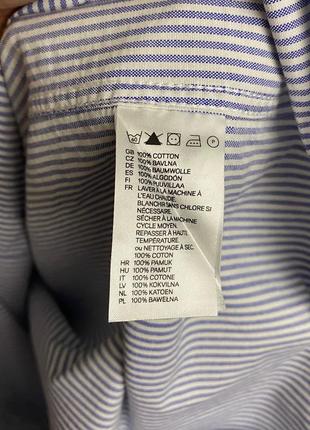 Полосатая рубашка от бренда h&m6 фото
