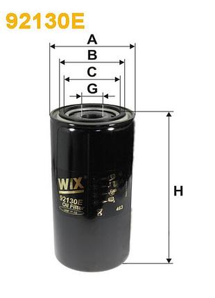 Фільтр оливний jelcz; mack; renault (rvi) wix filters - (92130e)