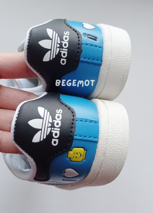 Детские кеды, кроссовки адедас суперстар. adidas superstar lego5 фото