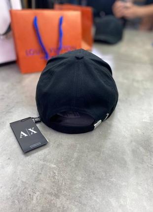 Черная кепка armani с лого ax5 фото