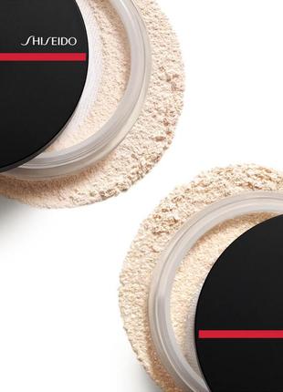 Розсипчаста прозора пудра shiseido  radiant synchro skin invisible silk loose powder
