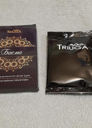 Подарунок до замовлення - басма аюрведична чорна натуральна фарба для волосся, 25г6 фото