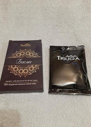 Подарунок до замовлення - басма аюрведична чорна натуральна фарба для волосся, 25г3 фото