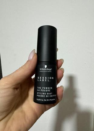 Супер легка спрей-пудра для прикореневого об'єму волосся osis+ session label powder cloud 8g