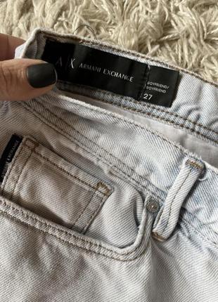 Джинсовые шорты armani exchange