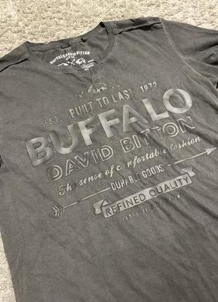 Стильная мужская футболка buffalo david bitton оригинал 20204 фото