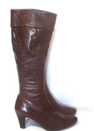 Стильні жіночі демісезонні чоботи від бренду manfield, р. 38 код a3807