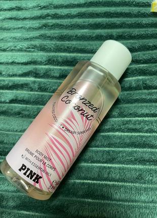 Спрей для тіла victoria's secret pink bronzed coconut (body mist)