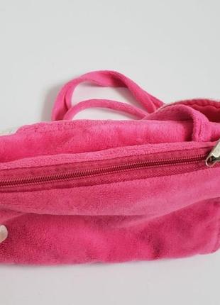 Маленькая плюшевая сумочка для девочки2 фото