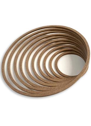 Д 10см. деревянная заготовка, основа-кольцо для макраме, ловца снов, мобиля3 фото