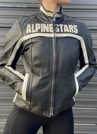 Женская мотокуртка alpinestars stella демисезонная | размер s| мото куртка для города