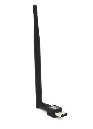 Внешний wi-fi usb адаптер 802.11 с внешней антенной сетевой юсб adapter