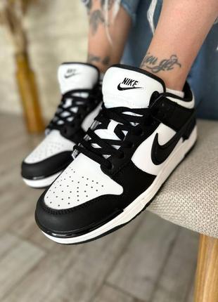 Кроссовки nike dunk low twist white/black