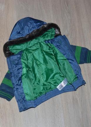 Деми куртка marks&spenser 3-6-9мес. демисезонная курточка классная тонкая для мальчика теплая демисезоная парка m&s george gap next hm lupilu zara3 фото