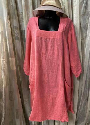 Сукня льон оверсайз