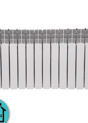 Электрорадиатор gladiator 12т (12 секций), стандарт 500/80 программатор 1300вт