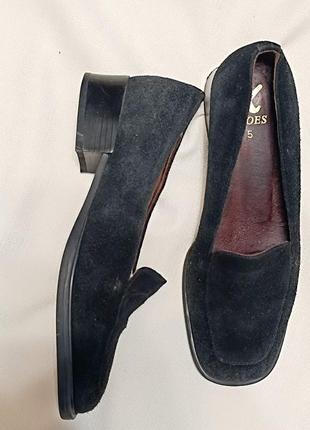 Замшевые туфли на устойчивом каблуке, by silpa